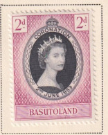 BASUTOLAND  -  1953 Coronation Set Hinged Mint - 1933-1964 Crown Colony