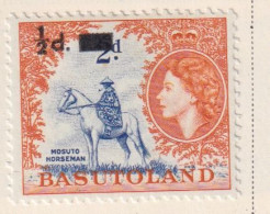 BASUTOLAND  -  1959 Surcharged 1/2d 0n 2d Hinged Mint - 1933-1964 Crown Colony