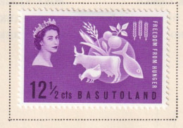 BASUTOLAND  -  1963 Freedom From Hunger 121/2c Hinged Mint - 1933-1964 Crown Colony