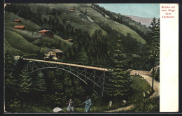 AK Adelboden, Brücke Mit Landstrasse - Adelboden