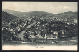 AK Baden, Stadtansicht Aus Der Vogelschau - Baden