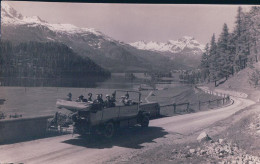 St Moritz  Silvaplana GR, Bus Postal SAURER, Ligne St Moritz - Maloja - Castasegna (912) - Silvaplana