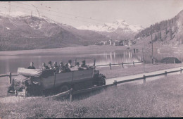 St Moritz  Silvaplana GR, Bus Postal SAURER, Ligne St Moritz - Maloja - Castasegna (913) Pli - Silvaplana