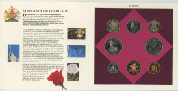 1993 Great Britain Oficial Mint Set 9 Coins - Mint Sets & Proof Sets