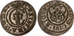 Lithuania 1 Solid 1645  Swedish Occupation Of Riga - Lituania