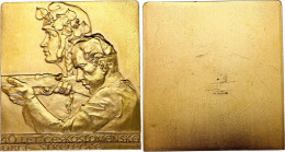 Czechoslovakia Plaquette "40 Years Of The Czechoslovak Municipality Střelecké" - Tchécoslovaquie
