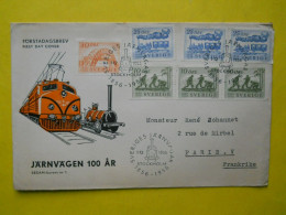 SUEDE CENTENAIRE TRAIN 1956 - Other & Unclassified