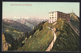 AK Stanserhorn, Hotel Stanserhorn Mit Berneralpen - Stans