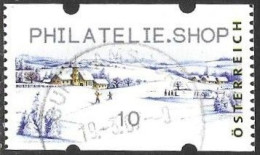 Österreich Austria Autriche 2006 ATM Sielaff Philatelie.Shop Winter Mi.No. 9 Postally Used Gestempelt Oblitéré - Machine Labels [ATM]