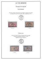 TURQUIE - LEVANT - SALONIQUE - DEDEAGH - SUR PAGE A4 - OBLITERATION SALONIQUE ET DEDEAGH. - Gebruikt