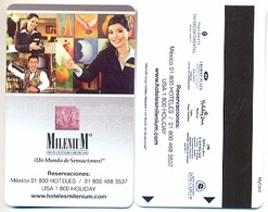 Millenium Hotels, Mexico, Used Magnetic Hotel Room Key Card #  Millenium-5 - Hotel Keycards