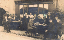 Photographie Carte Photo Cafe Comptoir J Faure Angle 1 Rue Cavenne Et 4 Rue D'Aguesseau LYON - Lyon 7