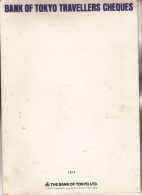 THE  BANK  OF  TOKIO. LTD.   $20 +  Y5000.   " SPECIMEN " - Cheques & Traveler's Cheques