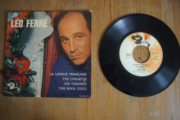 LEO FERRE LA LANGUE FRANCAISE EP 1963 - 45 T - Maxi-Single