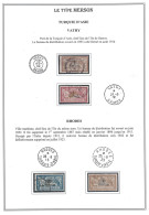 TURQUIE - VATHY - RHODES  - MERSON - SUR PAGE A4 - OBLITERATIONS DIVERSES DE CES DEUX BUREAUX FRANCAIS. - Gebruikt