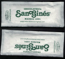 Espagne Sachet Sucre Sugar Azúcar Blanco Chocolatería San Ginés Madrid - Suiker