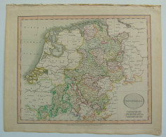 1813 John Cary Kolorierte Kupferstich-Karte Westfalen Dortmund Münster Hamm Arnsberg Minden Paderborn Bielefeld - Geographical Maps
