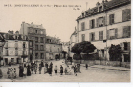 Delcampe - Cpa Montmorency Place Des Cerisiers - Montmorency