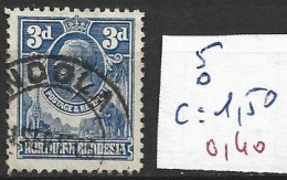 RHODESIE DU NORD 5 Oblitéré Côte 1.50 € - Rhodésie Du Nord (...-1963)