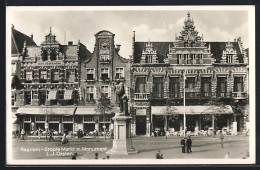 AK Haarlem, Groote Markt M. Monument - Haarlem
