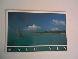 MALDIVES VELA SAILING PANORAMA  ANNULLO AIRPORT POST OFFICE - Maldives