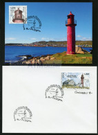 SAINT-PIERRE-ET-MIQUELON (2024) Carte Maximum Card + FDC - Phare De L'île-aux-marins, Lighthouse, Leuchtturm, Faro - Maximum Cards