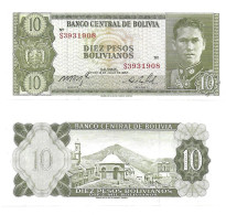 Bolivie Bolivia LOT 10 Pesos Bolivianos 1962 UNC / NEUF - Bolivia