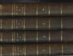 Pausanias Le Periegete - Graeciae Descriptio – 1794 -  4v.  23,5x14 Cm –  Bonne édition Savante Grecque - Livres Anciens