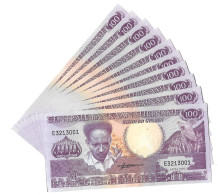 Surinam 100 Gulden 1986 - 1988 UNC / NEUF - 10 Consecutive - Suriname