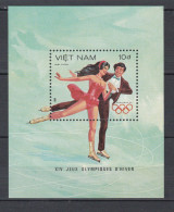 Feuillet Neuf** MNH 1984 Viêt-Nam Vietnam Jeux Olympiques D'hiver 1984 - Sarajevo  Mi:VN BL24, Yt:VN BF11 - Winter 1984: Sarajevo