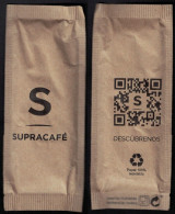 Espagne Sachet Sucre Sugar Azúcar Moreno Supracafé - Suiker