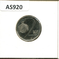 2 KORUN 2001 TSCHECHIEN CZECH REPUBLIC Münze #AS920.D.A - Tsjechië