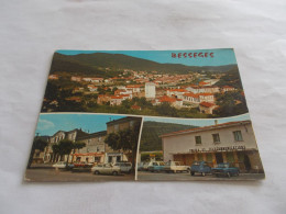 BESSEGES ( 30 Gard ) CENTRE VILLE POSTES ET TELECOMMUNICATIONS COMMERCES VIEILLES AUTOS ET VUE GENERALE - Bessèges
