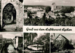 Lychen Fuerstenberger Tor Altstadt Kirche Malerwinkel Friedrich Ebert Park Muehl - Lychen