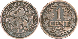 PAYS-BAS - 1916 - 1 Cent - 25-142 - 1 Cent