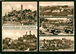 Bad Koesen Ruine Saaleck Rudelsburg Panorama Blick Vom Himmelreich Saalewehr - Bad Kösen