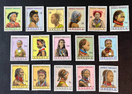 Angola - 1961 Natives Complete Set - Af. 412 To 427 - MNH - Angola