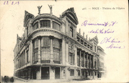 CPA Nice Theatre De L'Opera - Monuments