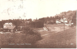 SUISSE - COUVET (Neuchâtel-NE) Carte Photo Rue Louis Pernod En 1922 - Couvet
