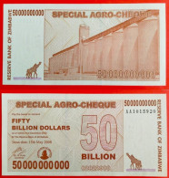 Zimbabwe. 50 000 000 000 Dollars 2008. (Р-63).  UNC! - Zimbabwe