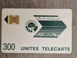 TÉLÉCARTE DJIBOUTI 300 UNITÉS SC4OB - Gibuti