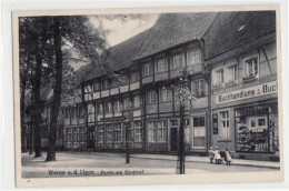 39064385 - Werne A.d. Lippe Mit Partie Am Kirchhof Ungelaufen  Gute Erhaltung. - Lüdinghausen