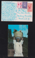 Haiti 1955 Picture Postcard PETIONSVILLE X HAMBURG Germany - Haïti