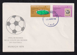 Haiti 1974 Cover Soccer Munich - Haïti