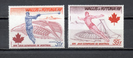 WALLIS ET FUTUNA  PA  N° 72 + 73    NEUFS SANS CHARNIERE COTE 8.35€    JEUX OLYMPIQUES MONTREAL - Unused Stamps