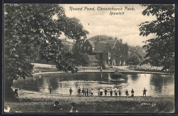 Pc Ipswich, Round Pond, Christchurch Park - Ipswich