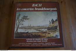 BACH JEAN CLAUDE BERNEDE LES CONCERTOS BRANDEBOURGEOIS COFFRET 2 LP AVEC LIVRET 1977 VALEUR++ - Classical