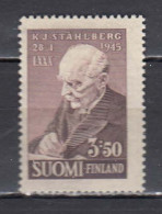 Finland 1945 - Kaarlo Juho Stahlberg, Mi-Nr. 295, MNH** - Ongebruikt