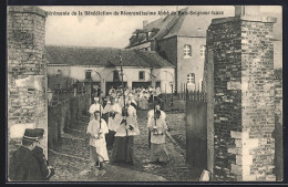 AK Bois-Seigneur-Isaac, Cérémonie De La Bénédiction Du Réverendissime Abbé - Autres & Non Classés