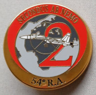 Insigne Militaire. Pucelle - 54° Régiment D'artillerie. - Army